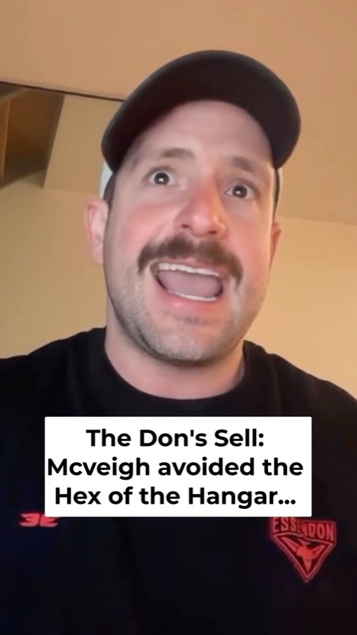 The Don's sell: McVeigh avoided the Hex of the Hangar