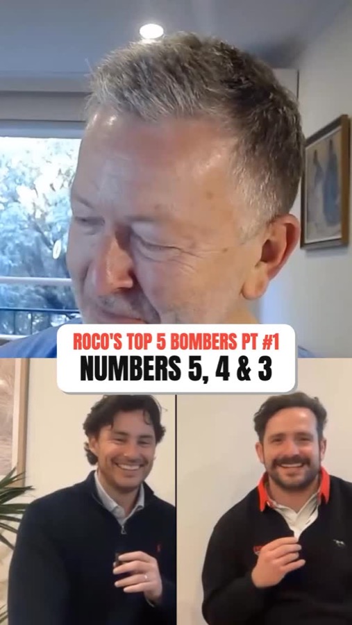 RoCo's Top 5 Bombers: numbers 5, 4 and 3